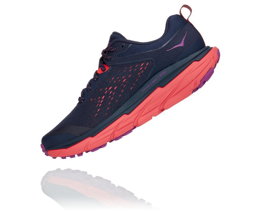 Hoka Australia One One Challenger ATR 6 - Womens Trail Shoes Navy - BSZAJ-2350